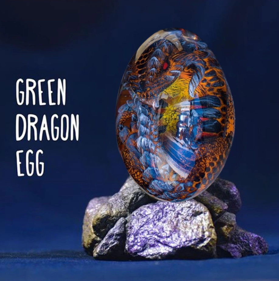 Home Decoration Lava Dragon Egg Resin Craft Resin Decoration