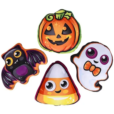 Oreillers en peluche pour Halloween, citrouille, chauve-souris, fantôme, bonbons, maïs, modèles de jouets, décorations pour cadeaux de fête, personnalisation