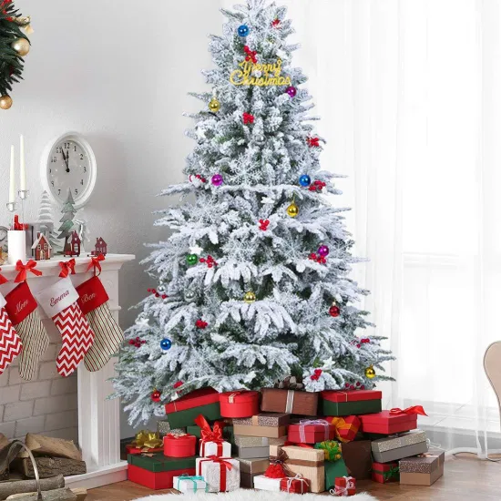 Arbre de Noël en forme d'aiguille de pin pour animaux de compagnie, 6 pieds, pour la décoration des vacances