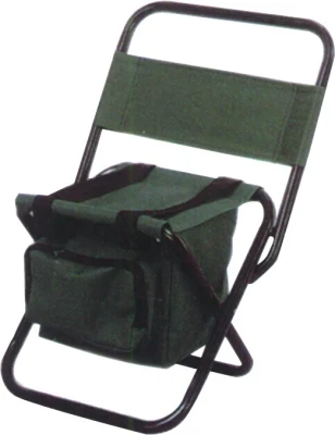 Chaise pliante multifonctionnelle, sac de glace Portable, tabouret de pêche en tissu Oxford solide