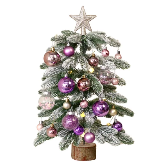 Petits ornements de noël, Mini arbre de noël, décor de bureau, pomme de pin, arbre de noël pour fournitures de fête