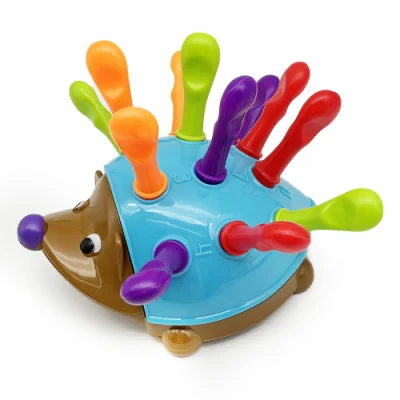 Bureau pour enfants Assemblée d'éducation précoce Jouets éducatifs Hérisson Combat numérique Peg Board Jouet de concentration